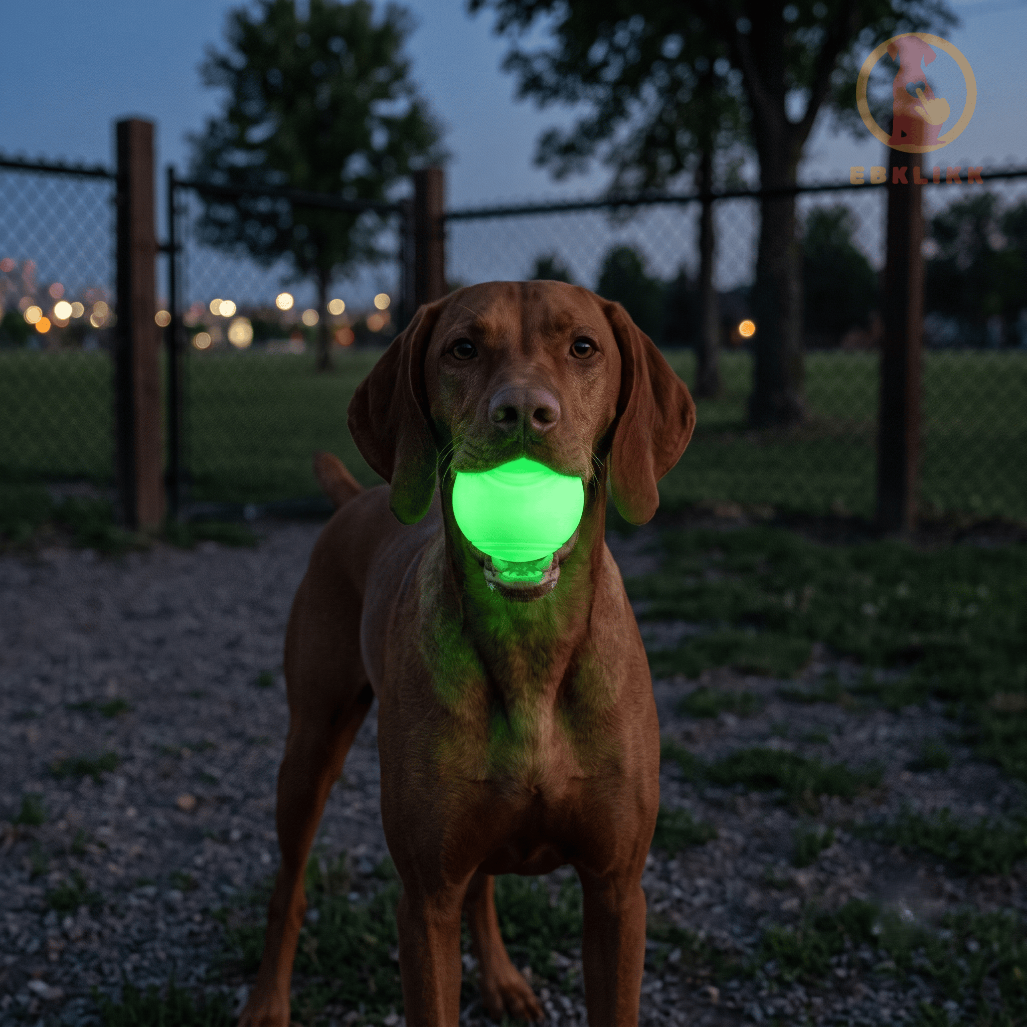 Chukitlabda CHUCKIT Max Glow Fluoreszkáló Labda - Image 1