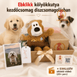 Ebklikk kölyökkutya kezdőcsomag + oktató videóval (DÍSZCSOMAGOLÁSBAN)