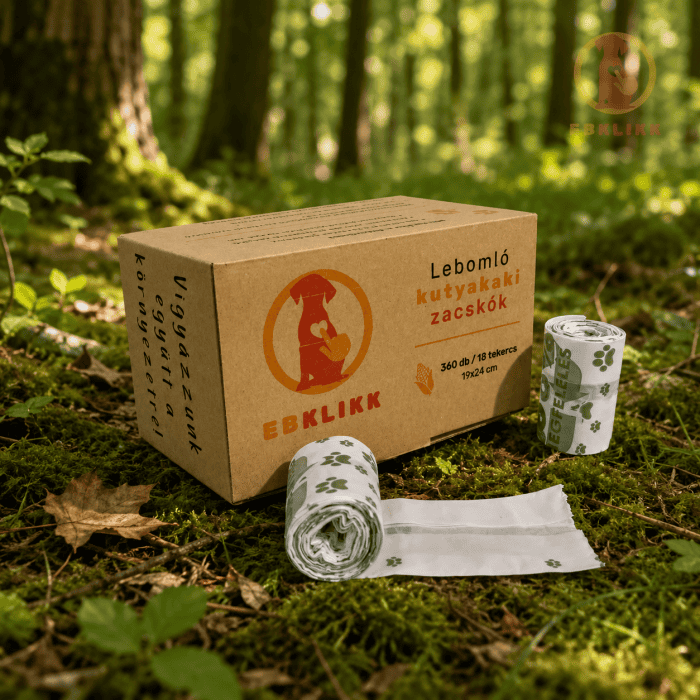 Ebklikk lebomló kutyakaki zacskó (80 db) - Image 2