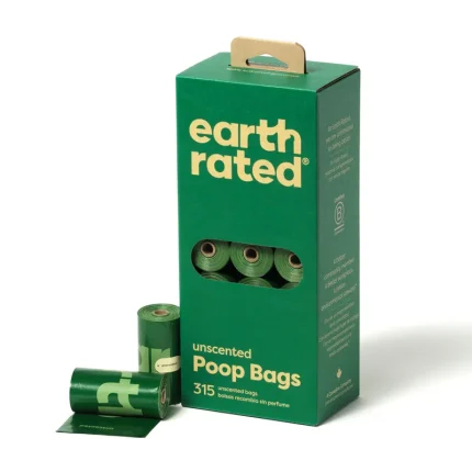 Earth Rated extra nagy újrahasznosított kutyakaki zacskó (315 db)
