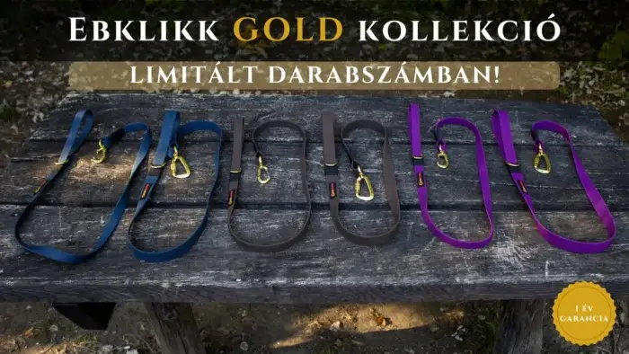 Ebklikk® GOLD póráz (120cm, 20mm-25mm) LIMITÁLT! - 3. kép